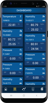 Preview: Messbereich -1250pa bis 1250pa Blü-Test Differenzdruck Messgerät