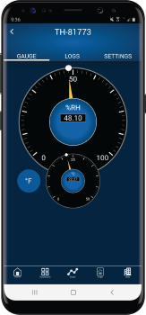 Preview: 200mm Länge, Ø 9,5mm  Blü-Test Temperatur & Feuchte Messgerät