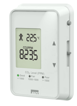 Display, CO2 0-10V, 0-2,000ppm, Temperatur 10K-2 (NTC10K), Feuchte ±2%RH, 0-10V CO2/Temp/Feuchte Rau