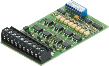 PCD2.A410: 8 A, Transistor, 5-32VDC/0,5A Saia PCD(R)1/2 E/A-Modul digital