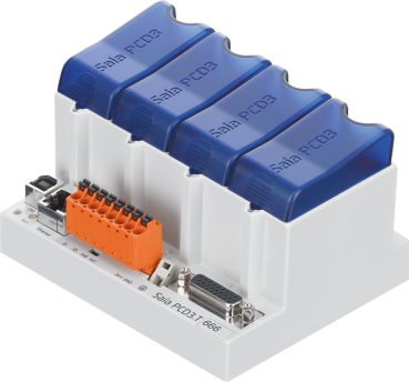 PCD3.T666: Kopfstation 4xE/A, TCP/IP Saia PCD(R)3 RIO