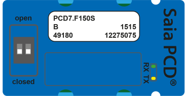 PCD7.F150S: 1x RS485, galv.getrennt Saia PCD(R)1/2/3 Kommunikation