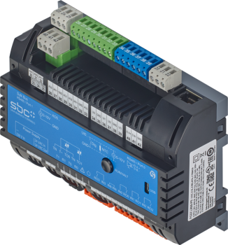 PCD7.LRS5:Regler 4xAO,2xDO,4xRel,4xAI/DI Saia PCD(R)Raumregler BACnet MS/TP