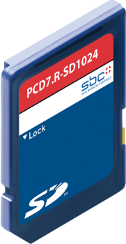 PCD7.R-SD1024: SD Flash 1024MB Saia PCD(R)2/3 Speicher