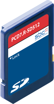 PCD7.R-SD512: SD Flash 512MB Saia PCD(R)2/3 Speicher