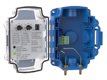 Preview: Messbereich 0 bis 7400Pa, Genauigk. ±0.25%, IP66 ZPM Differenzdrucksensor