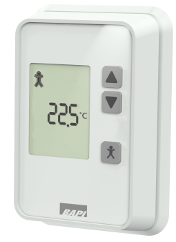 Preview: PT1000, mit Display Raum-Temperatursensor