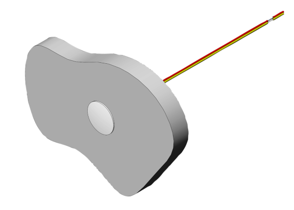 PT1000, weiß Raum-Temperatur-Knopfsensor